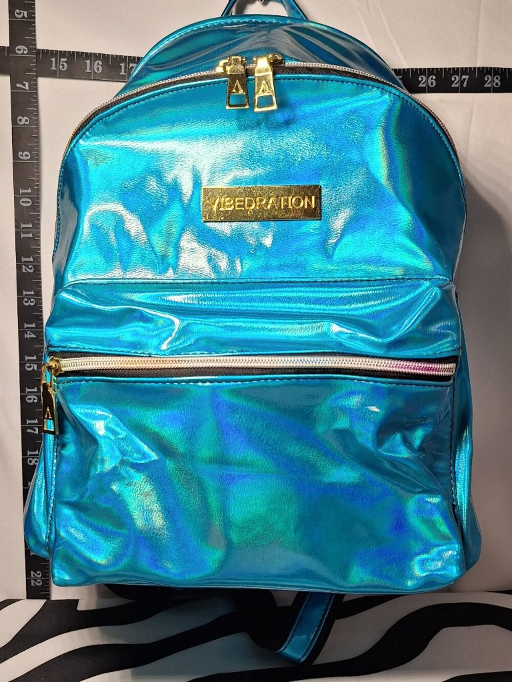 Vibedration Hydration Backpack w/o bladder, Blue, Used